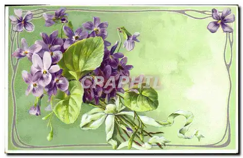 Cartes postales Fantaisie Fleurs