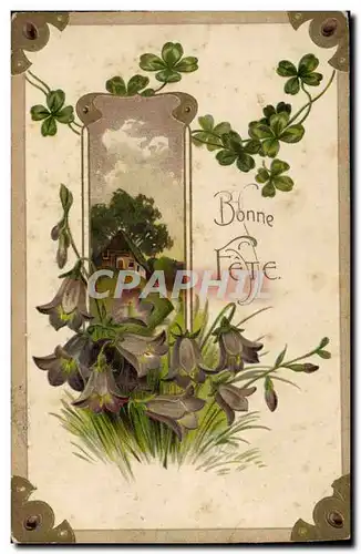 Cartes postales Fantaisie Fleurs