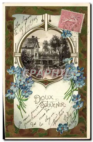 Cartes postales Fantaisie Fleurs