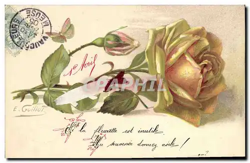 Cartes postales Fantaisie Fleurs