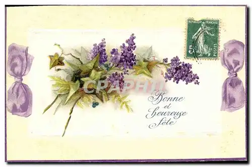 Cartes postales Fantaisie Fleurs