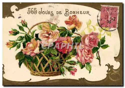 Cartes postales Fantaisie Fleurs