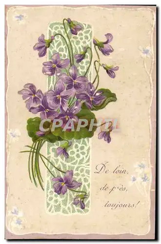 Cartes postales Fantaisie Fleurs