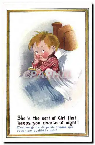 Cartes postales Fantaisie Illustrateur Enfant Donald Mc Gill