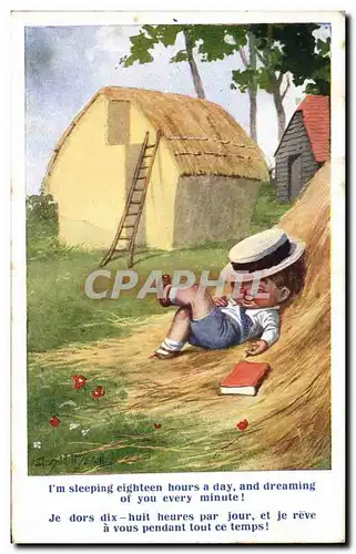 Cartes postales Fantaisie Illustrateur Enfant