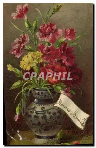 Cartes postales Fantaisie Fleurs