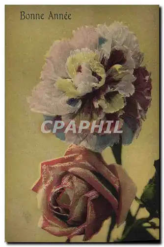 Cartes postales Fantaisie Fleurs