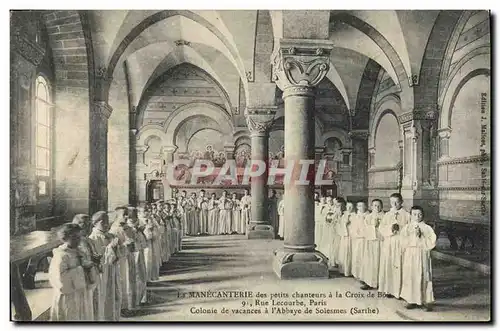 Cartes postales La Manecanterie des petits chanteurs a la Croix de Bois Rue Lecourbe Paris Colonie de vacances a