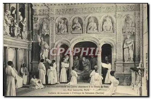 Cartes postales La Manecanterie des petits chanteurs a la Croix de Bois Rue Lecourbe Paris Colonie de vacances a