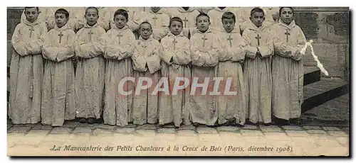 Ansichtskarte AK La Manecanterie des petits chanteurs a la Croix de Bois Rue Lecourbe Paris Colonie de vacances a