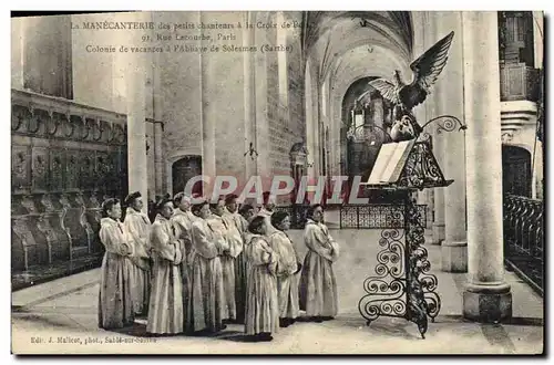 Cartes postales La Manecanterie des petits chanteurs a la Croix de Bois Rue Lecourbe Paris Colonie de vacances a