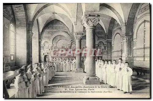 Ansichtskarte AK La Manecanterie des petits chanteurs a la Croix de Bois Rue Lecourbe Paris Colonie de vacances a