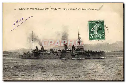 Ansichtskarte AK Bateau Marseillaise Croiseur Cuirasse