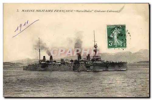 Cartes postales Bateau Marseillaise Croiseur Cuirasse