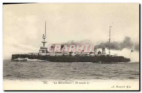 Cartes postales Bateau La Marseillaise