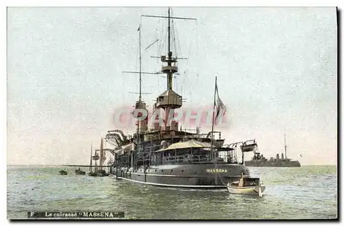 Cartes postales Bateau Le cuirasse Massena