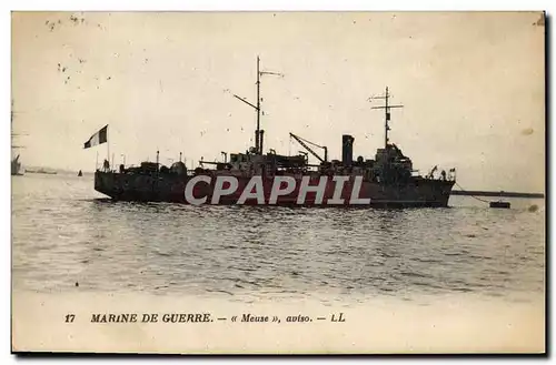 Cartes postales Bateau Meuse Aviso