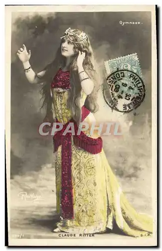 Cartes postales Femme Theatre Gymnase Claude Ritter