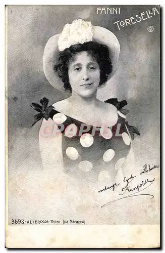 Cartes postales Femme Theatre Fanni Toresella Alterocca Terni