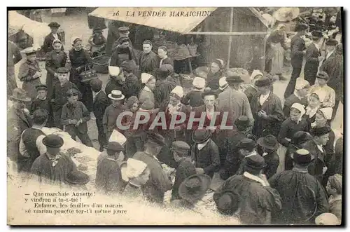 Cartes postales Folklore La Vendee Maraichine