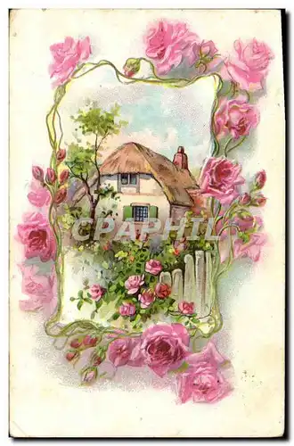 Cartes postales Fantaisie Fleurs