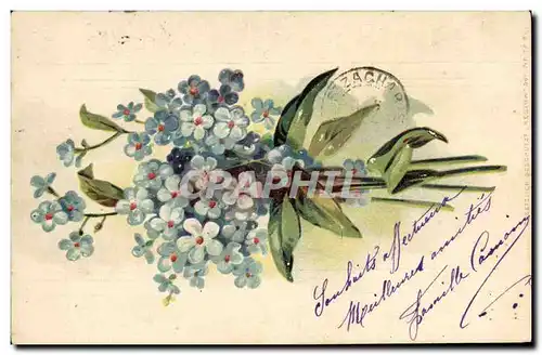 Cartes postales Fantaisie Fleurs