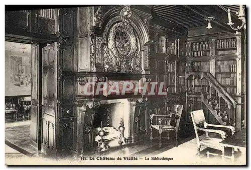 Cartes postales Bibliotheque Chateau de Vizille