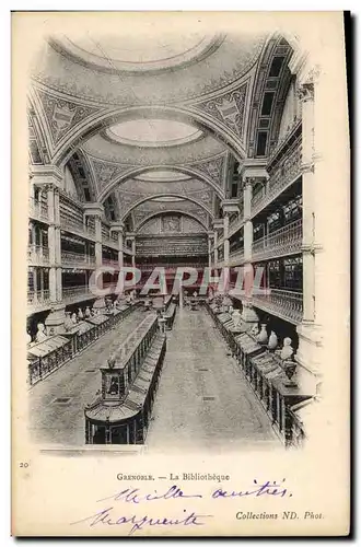 Cartes postales Bibliotheque Grenoble