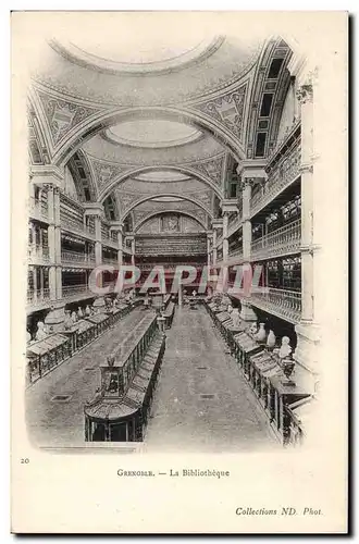 Cartes postales Bibliotheque Grenoble