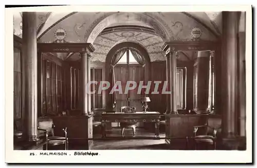 Cartes postales Bibliotheque Malmaison