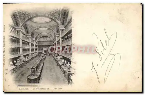 Cartes postales Bibliotheque Grenoble