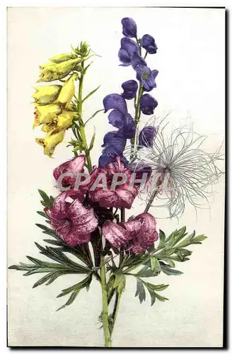 Cartes postales Fantaisie Fleurs