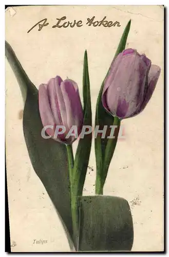 Cartes postales Fantaisie Fleurs