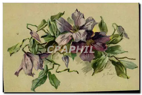 Cartes postales Fantaisie Fleurs