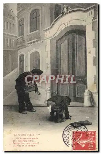 Cartes postales Enfants Accordeon