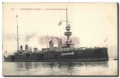 Cartes postales Bateau Marseillaise Croiseur Cuirasse
