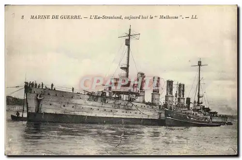 Cartes postales Bateau L'Ex Straslund aujourd'hui le Mulhouse