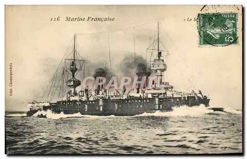 Cartes postales Bateau Le Massena ? Magenta ?