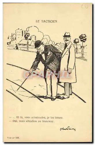 Cartes postales Fantaisie Illustrateur Le Tacticien