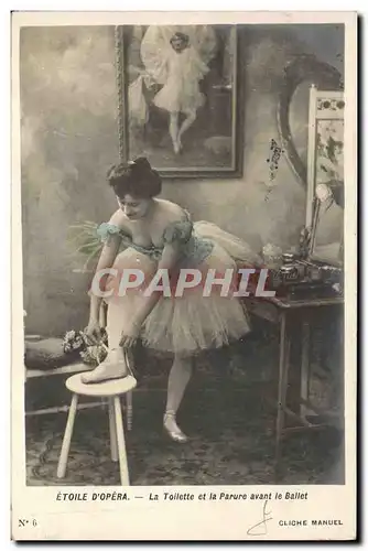 Ansichtskarte AK Theatre Etoile d&#39Opera La toilette et la parure avant le ballet