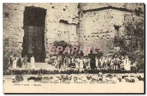 Cartes postales Theatre antique d&#39Orange Citharis Rentree de Cesar