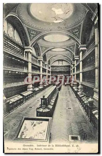 Cartes postales Bibliotheque Grenoble