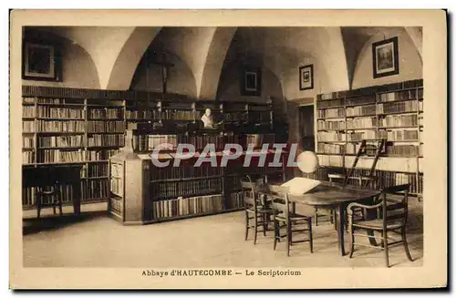 Cartes postales Bibliotheque Abbaye d&#39Hautecombe Le Scriptorium