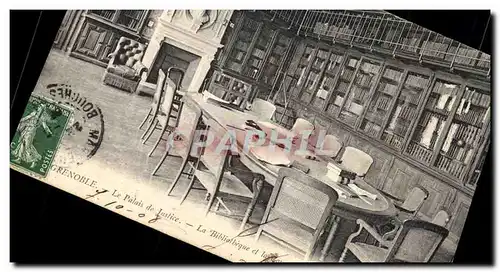 Cartes postales La Bibliotheque et la Cour d&#39Appel Grenoble Le Palais de Justice