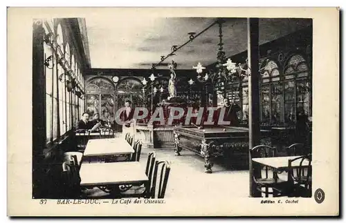 Cartes postales Billard Bar le Duc Le Cafe des Oiseaux TOP