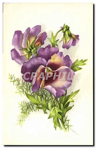 Cartes postales Fantaisie Fleurs