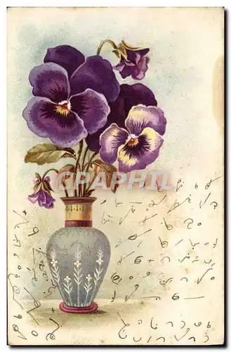 Cartes postales Fantaisie Fleurs