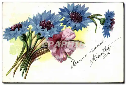 Cartes postales Fantaisie Fleurs