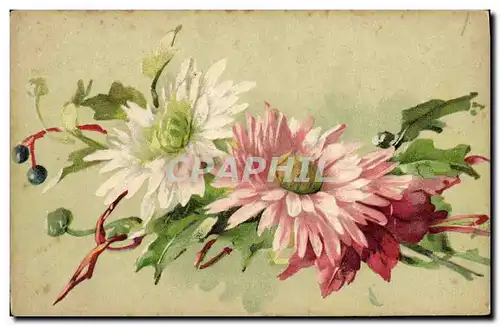 Cartes postales Fantaisie Fleurs