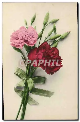 Cartes postales Fantaisie Fleurs